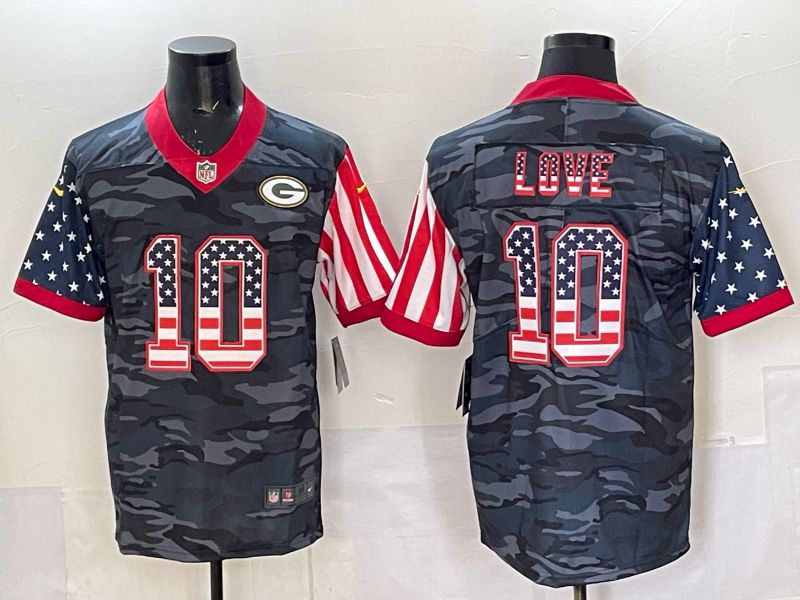 Men Green Bay Packers #10 Love Camo 2025 Limited Nike NFL Jersey 001->women nfl jersey->Women Jersey